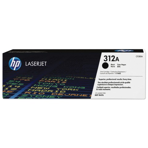 Картридж лазерный HP (CF380A) LaserJet Pro M476dn/476dw/476nw, №312A, черный, оригинальный, ресурс 2400 страниц 361701 - фото 300121