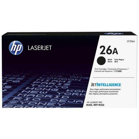 Картридж лазерный HP (CF226A) LaserJet Pro M402d/n/dn/dw/426dw/fdw/fdn, №26A, оригинальный, ресурс 3100 стр. 361833 - фото 300198