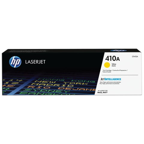 Картридж лазерный HP (CF412A) LaserJet Pro M477/M452, №410A, желтый, оригинальный, ресурс 2300 страниц 362115 - фото 300385