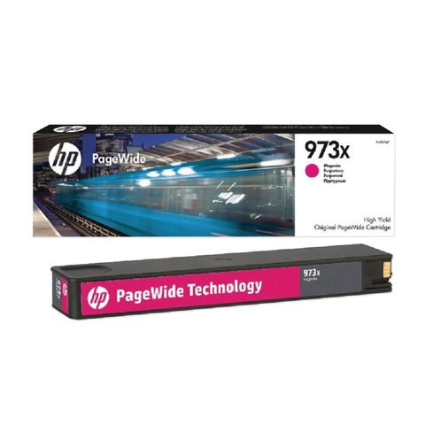 Картридж струйный HP (F6T82AE) PW Pro 477dw/452dw, №973X, пурпурный увеличенный ресурс 7000 страниц, оригинальный 362297 - фото 300445