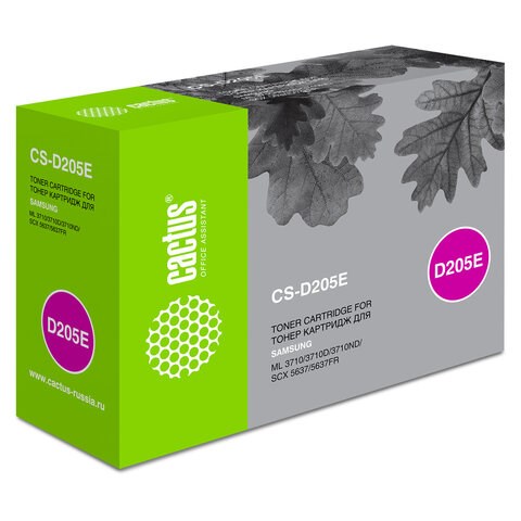 Картридж лазерный CACTUS (CS-D205E) для SAMSUNG ML-3710D/3710ND/SCX-5637/5737, ресурс 10000 стр. 362618 - фото 300598