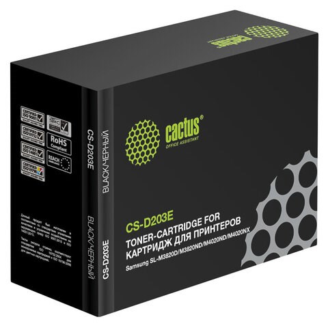 Картридж лазерный CACTUS (CS-D203E) для SAMSUNG ProXpress M3820/4020/3870/4070, ресурс 10000 стр. 362621 - фото 300601