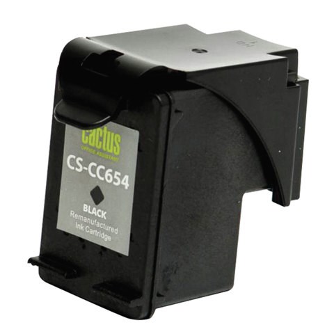 Картридж струйный CACTUS (CS-CC654) для HP Officejet J4580/4640/4680, черный 362826 - фото 300719