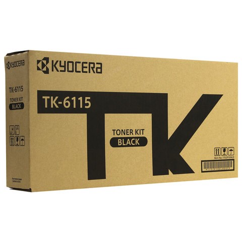 Тонер-картридж KYOCERA (TK-6115) M4125idn/M4132idn, ресурс 15000 стр., оригинальный, 1T02P10NL0 363058 - фото 300877