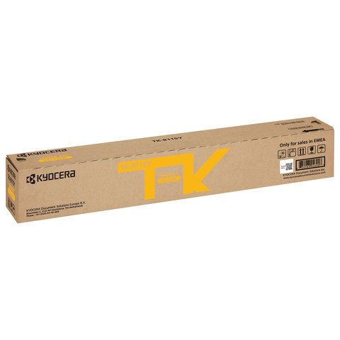 Тонер-картридж KYOCERA (TK-8115Y) M8124cidn/M8130cidn, желтый, ресурс 6000 стр., оригинальный, 1T02P3ANL0 363060 - фото 300879