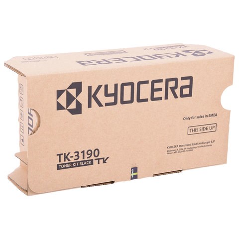 Тонер-картридж KYOCERA (TK-3190) ECOSYS P3055dn/P3060dn/M3655idn и др., ресурс 25000 стр, оригинальный, 1T02T60NL1 363156 - фото 300899