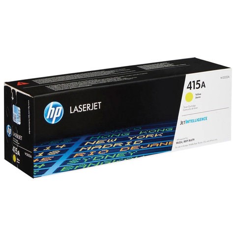 Картридж лазерный HP (W2032A) Color LaserJet M454dn/M479dw и др, №415A, желтый, оригинальный, ресурс 2100 страниц 363301 - фото 301029