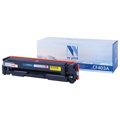 Картридж лазерный NV PRINT (NV-CF403A) для HP M252dw/M252n/M274n/M277dw/M277n7, пурпурный, ресурс 1400 страниц 363414 - фото 301122