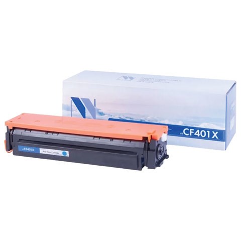 Картридж лазерный NV PRINT (NV-CF401X) для HP M252dw/M252n/M274n/M277dw/M277n, голубой, ресурс 2300 страниц 363416 - фото 301124