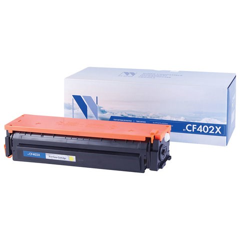 Картридж лазерный NV PRINT (NV-CF402X) для HP M252dw/M252n/M274n/M277dw/M277n, желтый, ресурс 2300 страниц 363417 - фото 301125