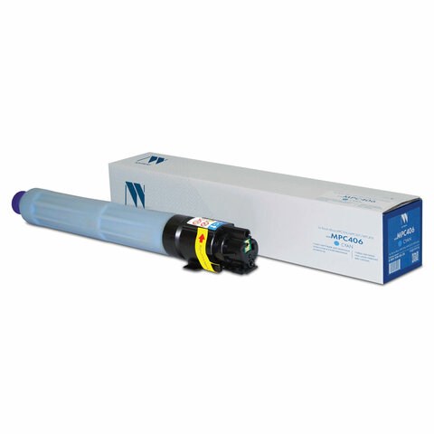 Картридж лазерный NV PRINT (NV-MPC406C) для Ricoh Aficio-MPC306/MPC307/MPC406 голубой, ресурс 6000 страниц 364339 - фото 301826