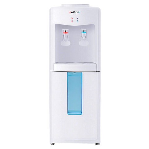 Кулер для воды HOT FROST V118E, напольный, НАГРЕВ/ОХЛАЖДЕНИЕ ЭЛЕКТРОННОЕ, 2 крана, белый, 120211802 455535 - фото 302853