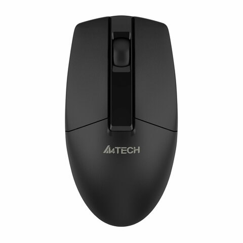 Мышь беспроводная A4TECH G3-330N, USB, 2 кнопки + 1 колесо-кнопка, оптическая, черная, 1635693 513927 - фото 303936