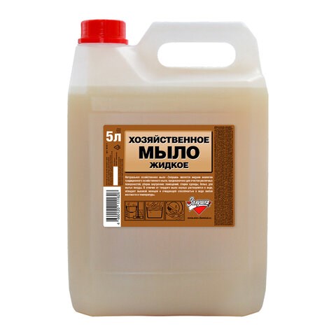 Мыло жидкое 5 л, ЗОЛУШКА, "Хозяйственное", М02-1 603644 - фото 305748