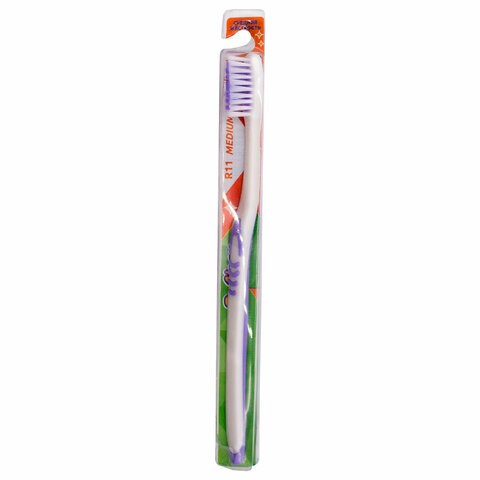 Зубная щетка DR.CLEAN (Доктор Клин) R11, средняя, YGIR-174 604038 - фото 305831