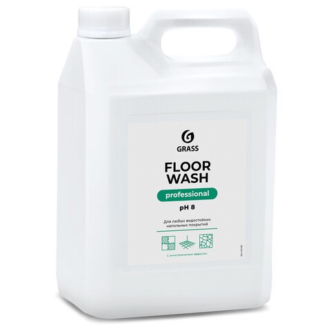 Средство концентрат для машинной и ручной мойки полов 5,1 кг, GRASS FLOOR WASH, нейтральное 605612 - фото 306214