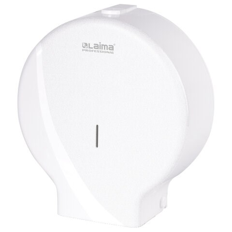 Диспенсер для туалетной бумаги LAIMA PROFESSIONAL ORIGINAL (Система T1), БОЛЬШОЙ, белый, ABS-пластик, 605768 605768 - фото 306283