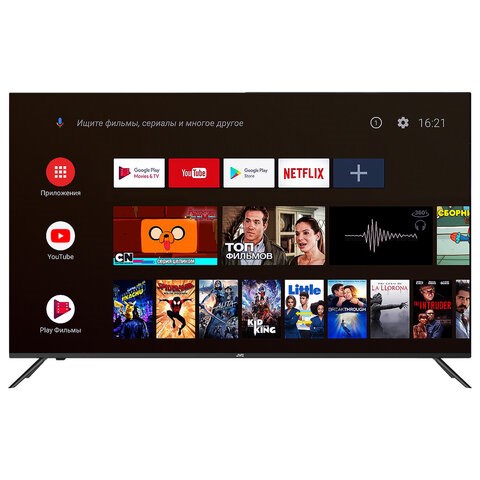 Телевизор JVC LT-43M697, 43" (109 см), 1920x1080, FullHD, 16:9, SmartTV, Wi-Fi, безрамочный, черный 456144 - фото 322215