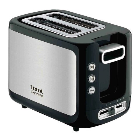 Тостер TEFAL TT365031, 850 Вт, 2 тоста, 7 режимов, механическое управление, металл/пластик, серебристый/черный, 7211002582 456499 - фото 322302