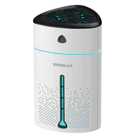 Увлажнитель воздуха ERGOLUX ELX-HUM01-C01, объем бака 1 л, 5 Вт, подсветка, белый 456775 - фото 322425