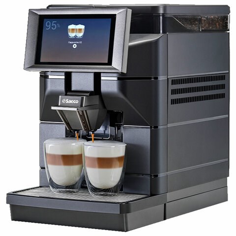 Кофемашина SAECO MAGIC M1, 1900 Вт, объем 2,5 л, емкость для зерен 600 г, автокапучинатор, черная, 9J0450 456809 - фото 322434