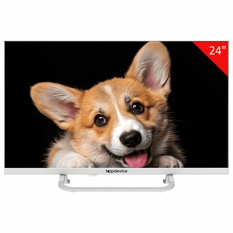 Телевизор TOPDEVICE TDTV24CS03H_WE, 24'' (60 см), 1366x768, HD, 16:9, SmartTV, Wi-Fi, Bluetooth, белый 458149 - фото 322757