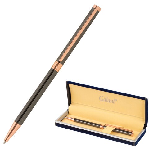 Ручка подарочная шариковая GALANT "ASTRON BRONZE", корпус металлический, детали розовое золото, узел 0,7 мм, синяя, 143524 143524 - фото 325320
