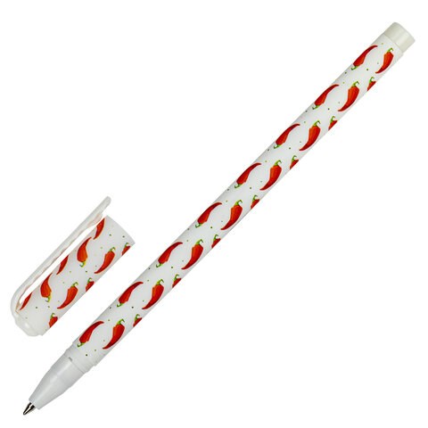 Ручка шариковая BRAUBERG SOFT TOUCH STICK "CHILI PEPPER", СИНЯЯ, мягкое покрытие, узел 0,7 мм, 143708 143708 - фото 325381