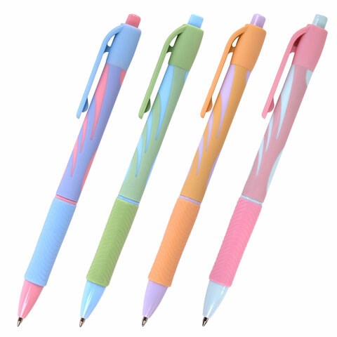 Ручка шариковая автоматическая BRAUBERG ULTRA-RT PASTEL, СИНЯЯ, 0,7 мм, линия 0,35 мм, 143933 143933 - фото 325524