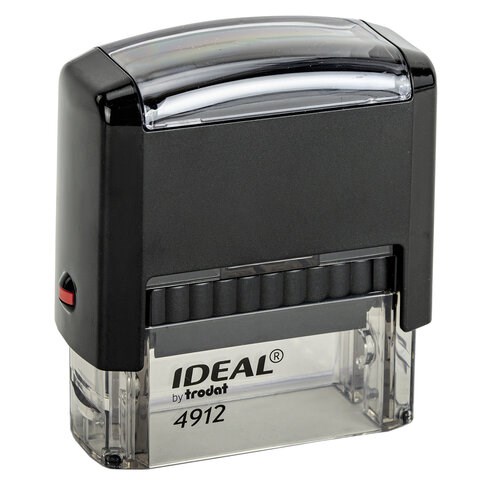 Оснастка для штампа, размер оттиска 47х18 мм, синий, TRODAT IDEAL 4912 P2, подушка в комплекте, 125420 236843