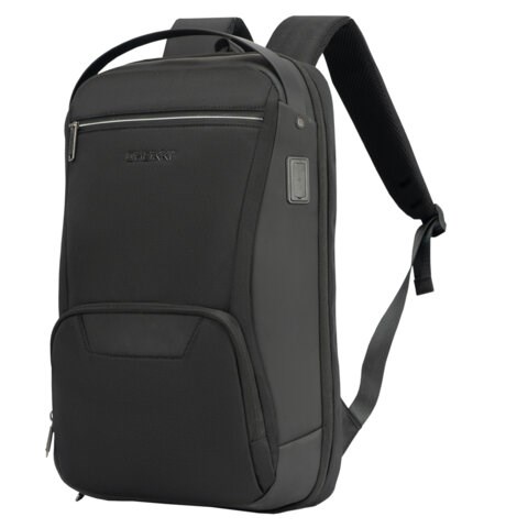 Рюкзак HEIKKI HIGH TECH (ХЕЙКИ) с отделением для ноутбука, USB-порт, черный, 46x30x10 см, 272588 272588 - фото 330607