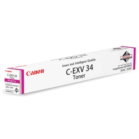 Тонер CANON (C-EXV34M) iR C9060/C9065/C9070, пурпурный, оригинальный, ресурс 16000 страниц, 3784B002 320717 - фото 331270