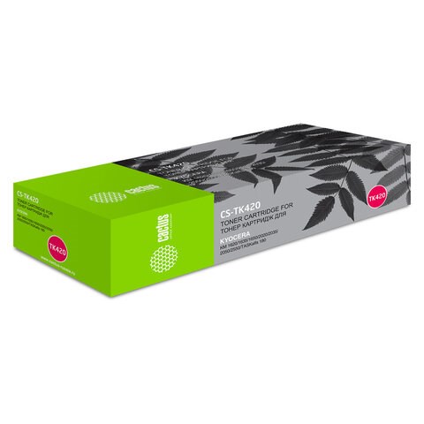 Тонер-картридж CACTUS (CS-TK420) для KYOCERA KM2550/2550F/2550S, ресурс 15000 стр. 320907 - фото 331352