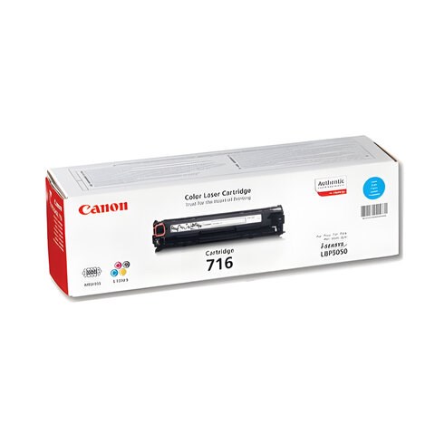 Картридж лазерный CANON (716С) LBP-5050, голубой, ресурс 1500 страниц, оригинальный, 1979B002 360730 - фото 331702