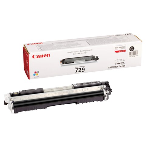 Картридж лазерный CANON (729BK) LBP7010C/7018C, черный, ресурс 1200 страниц, оригинальный, 4370b002 361546 - фото 331940