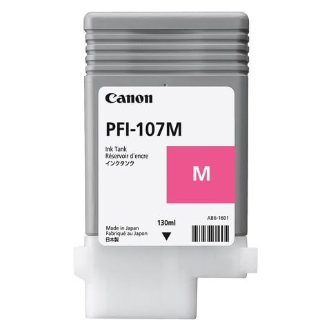 Картридж струйный CANON (PFI-107M) iPF680/685/780/785, пурпурный, оригинальный, ресурс 130 мл, 6707B001 361556 - фото 331948