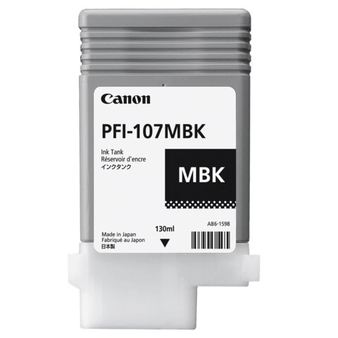 Картридж струйный CANON (PFI-107MBK) PF680/685/780/785, матовый, черный, оригинальный, 130 мл, 6704B001 361565 - фото 331951