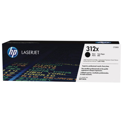Картридж лазерный HP (CF380X) LaserJet Pro M476dn/476dw/476nw, №312X, черный, оригинальный, ресурс 4400 страниц 361700 - фото 331962