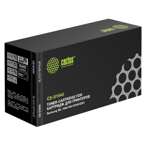 Картридж лазерный CACTUS (CS-S1640) для SAMSUNG ML-1641/ ML-1640 / 2240 / 2241, ресурс 1500 стр. 361782 - фото 332011