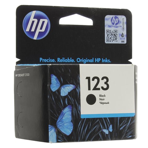 Картридж струйный HP (F6V17AE) Deskjet 2130, №123, чёрный, оригинальный, ресурс 120 стр. 362197 - фото 332233