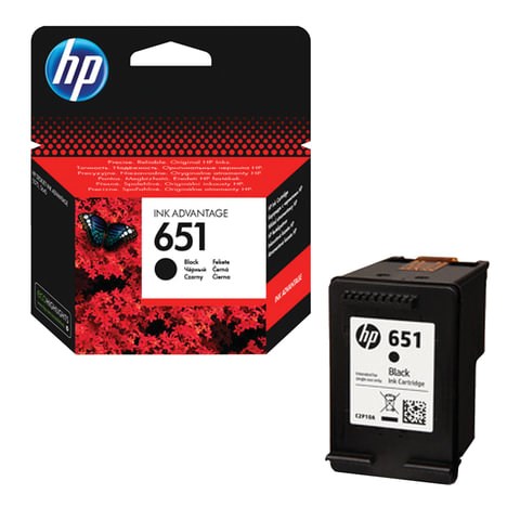 Картридж струйный HP (С2P10AE) Ink Advantage 5575/5645/OfficeJet 202, №651, черный, оригинальный, ресурс 600 стр., C2P10AE 362256