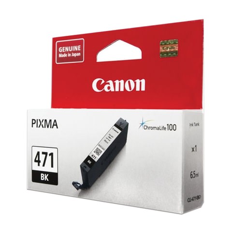 Картридж струйный CANON (CLI-471BK) PIXMA MG5740/MG6840/MG7740, черный, оригинальный, ресурс 1105 стр., 0400C001 362261 - фото 332258