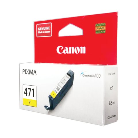 Картридж струйный CANON (CLI-471Y) PIXMA MG5740/MG6840/MG7740, желтый, оригинальный, ресурс, 323 стр., 0403C001 362264 - фото 332261