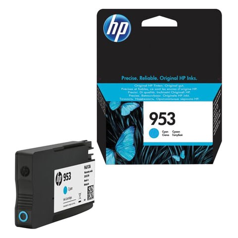 Картридж струйный HP (F6U12AE) Officejet Pro 8710/8210, №953, голубой, ресурс 700 стр., оригинальный 362286 - фото 332276