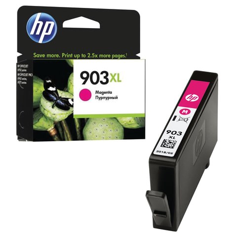 Картридж струйный HP (T6M07AE) OfficeJet 6950/6960/6970, №903XL, пурпурный, увеличенный ресурс 825 стр., оригинальный 362340 - фото 332323