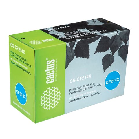 Картридж лазерный CACTUS (CS-CF214X) для HP LaserJet M725dn/M725f/M712dn, ресурс 17500 стр. 362452 - фото 332365