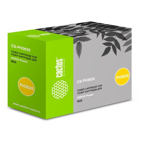 Картридж лазерный CACTUS (CS-PH3635) для XEROX Phaser 3635MFP/3635MFPW, ресурс 10000 стр. 362564 - фото 332416