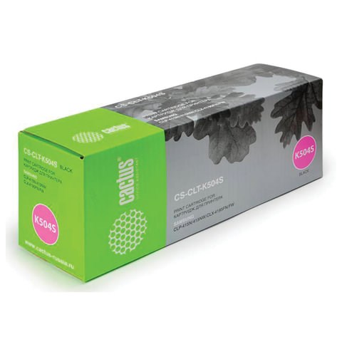 Картридж лазерный CACTUS (CS-CLT-K504S) для SAMSUNG CLX-4195FN/CLP-415N, черный, ресурс 2500 стр. 362644 - фото 332451