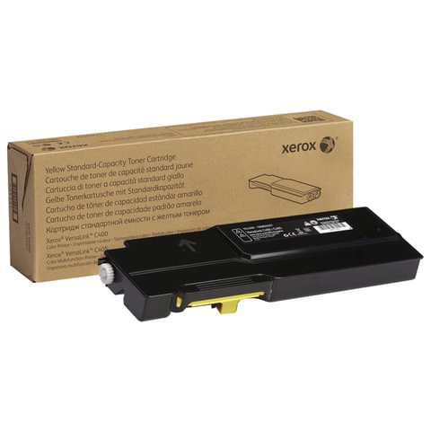Картридж лазерный XEROX (106R03509) VersaLink C400/C405, желтый, ресурс 2500 стр., оригинальный 362853 - фото 332569