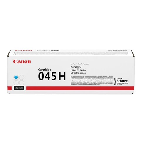 Картридж лазерный CANON (045HC) MF635/633/631/LBP 611/613, голубой, ресурс 2200 стр., оригинальный, 1245C002 362923 - фото 332616